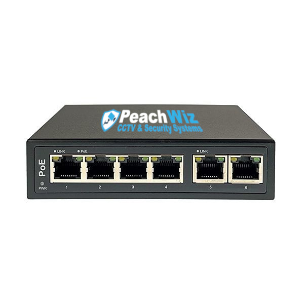 4 Port PoE Switch for IP Cameras Image