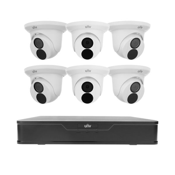 6 Camera CCTV Video Surveillance System Image